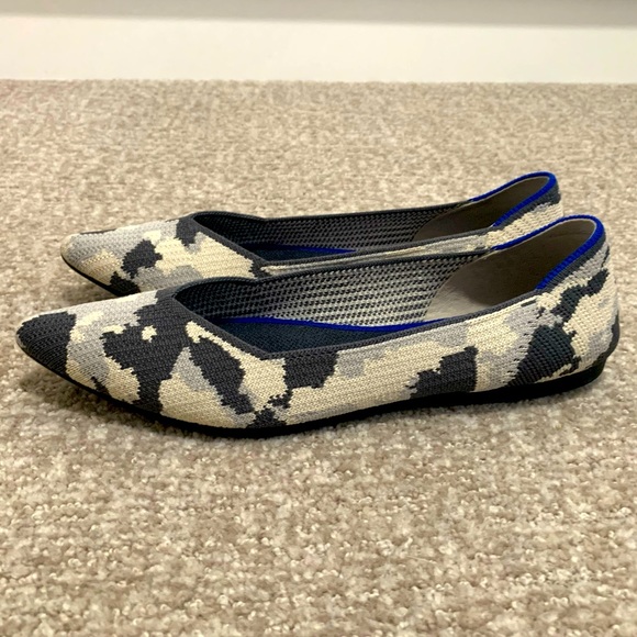 Rothy’s Smoke Ash Gray Camo Points OG - Picture 6 of 9